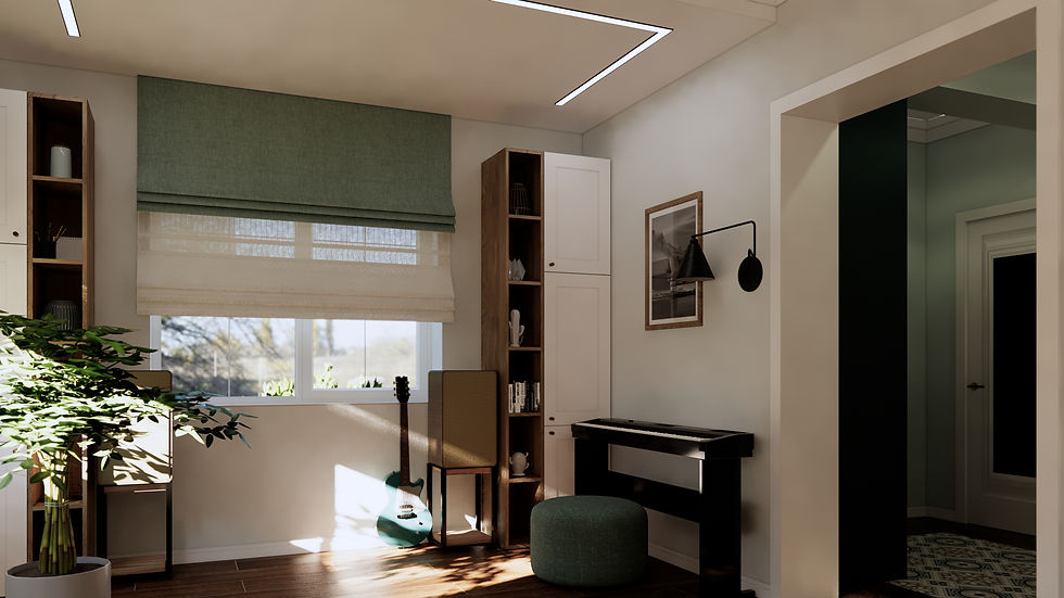Interior design, 120 sq.m.