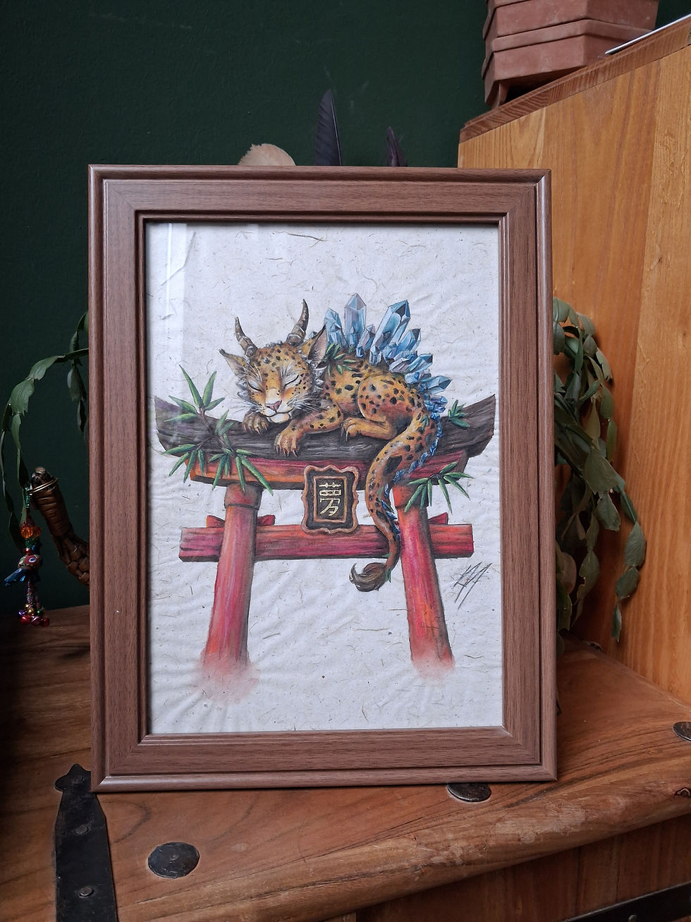 Thumbnail: The Dranther - Original Gouache Painting