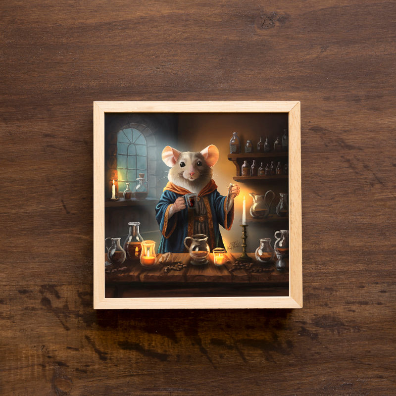 Thumbnail: The Alchemouse, a Funny Rodent Art Print