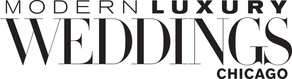 Modern luxury weddings logo