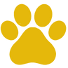 Golden Paw Print