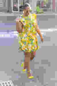 how to style a floral dress