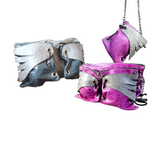 Transformable bags with interchangeable colors