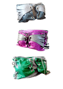 Transformable bags with interchangeable colors
