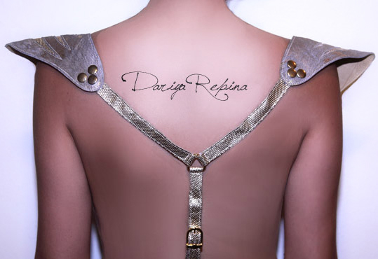 Shoulder Suspender Piece by Dariya Repia