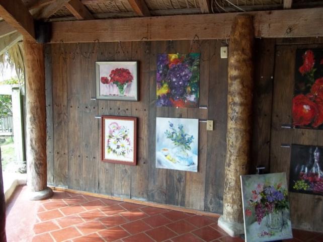 Lana Repina’s art exhibition in the Dominican Republic.