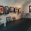 Lana Repina's artwork exhibited at Ateljé Galleri Bellange in Stockholm, Sweden.