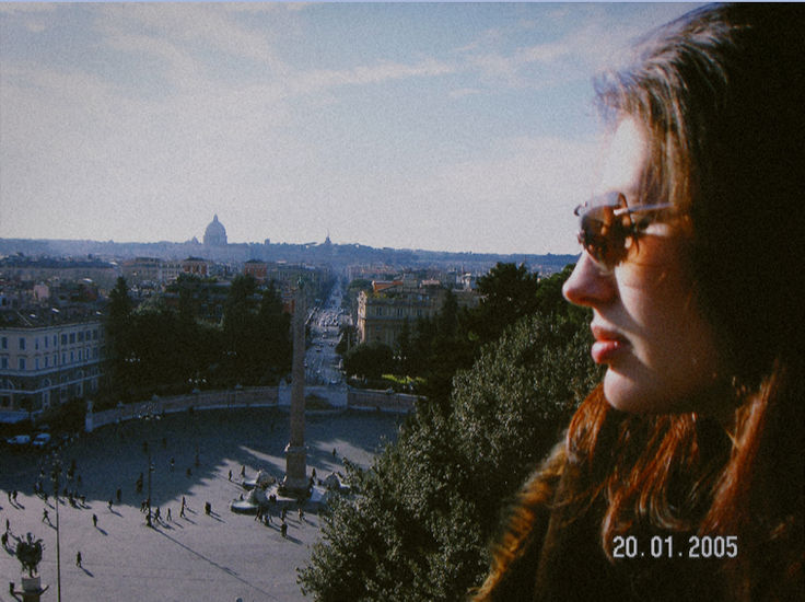 Dariya Repina in Rome