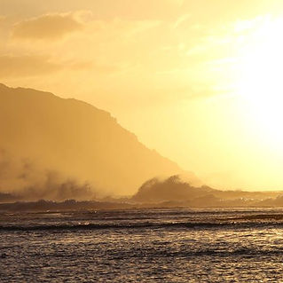 wild earth, ocean at sunset