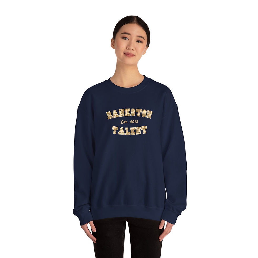 Thumbnail: BTA Unisex Crewneck Sweatshirt - Navy