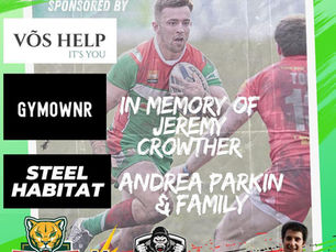 VÕS HELP Mental Health App Leeds Sponsors Olly Pursglove's Charity Game for KEIGHLEY COUGARS