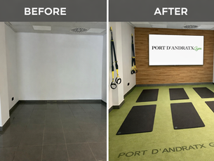 before and after pictures of studio renovation