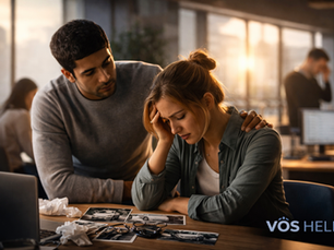 image of man supporting woman