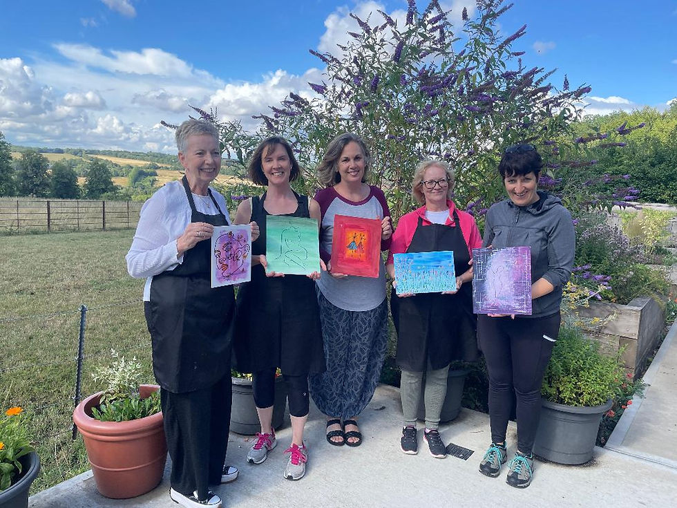 Thumbnail: Perimenopause and Menopause Art and Yoga half day retreat