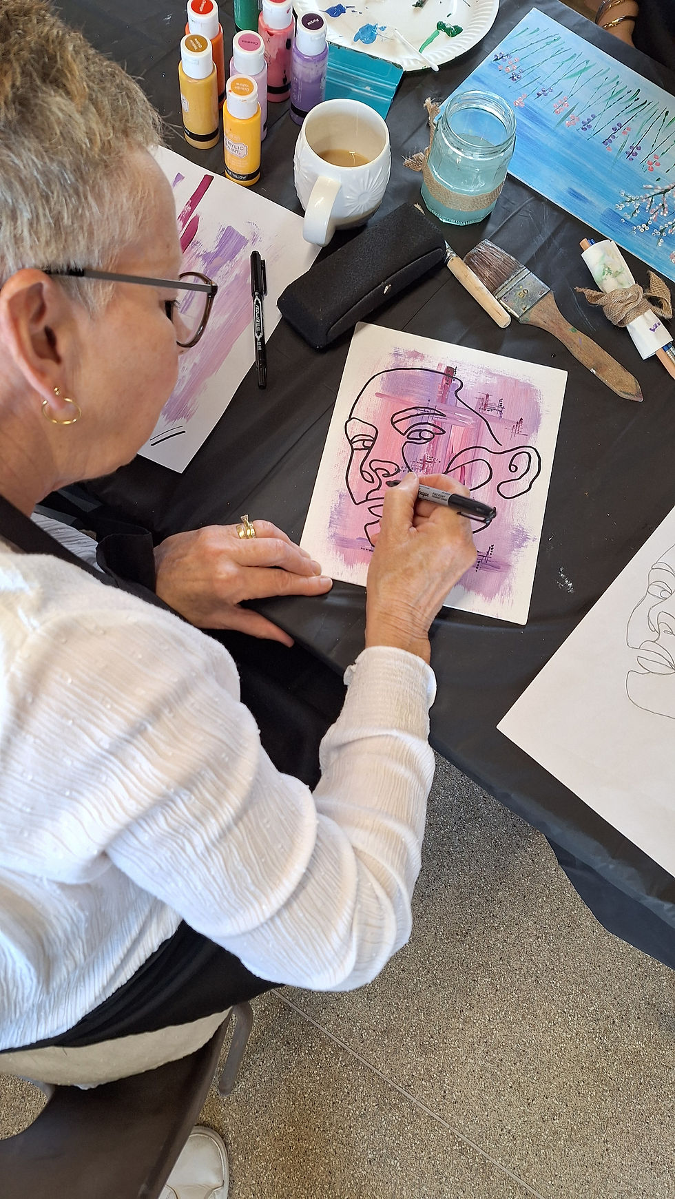 Thumbnail: Perimenopause and Menopause Art and Yoga half day retreat