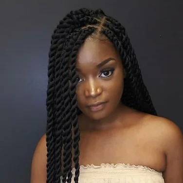 Medium Senegalese Twist Braids