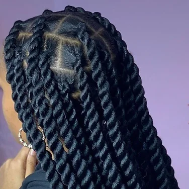 Jumbo Senegalese Twist Braids