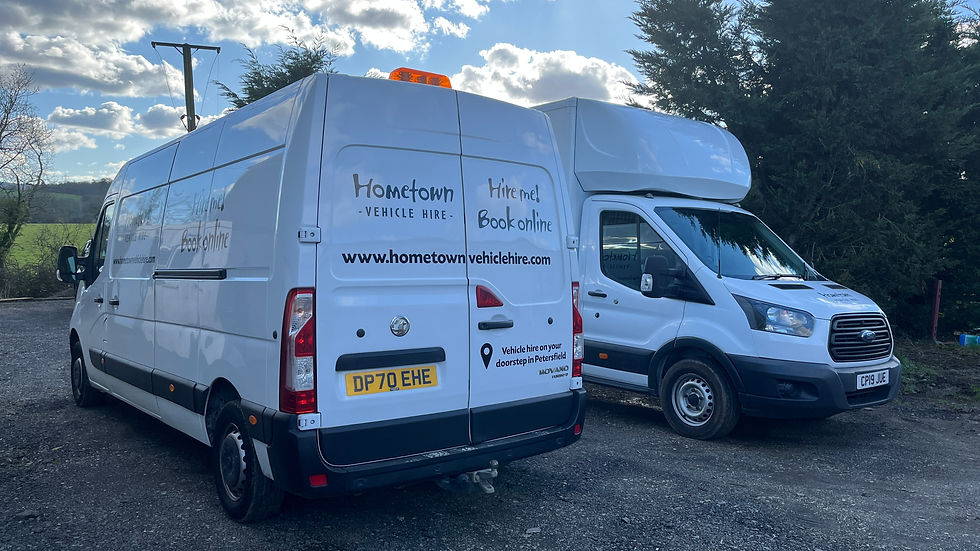 Van Hire Hampshire: Why Choose Hometown Vehicle Hire?