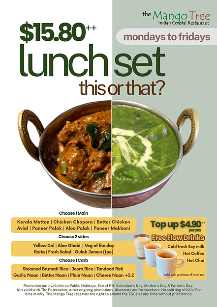Lunch Set Menu