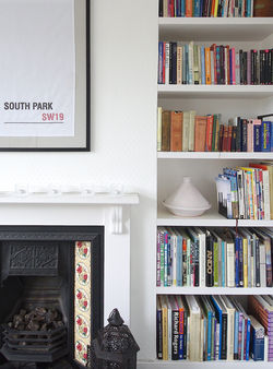 living room in victorian house