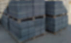 Black Basalt Paving Tiles With 500mm Thickness