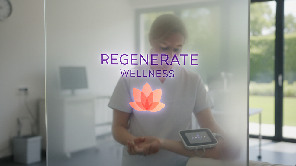 Close-up view of a therapy session in a rehabilitation clinic