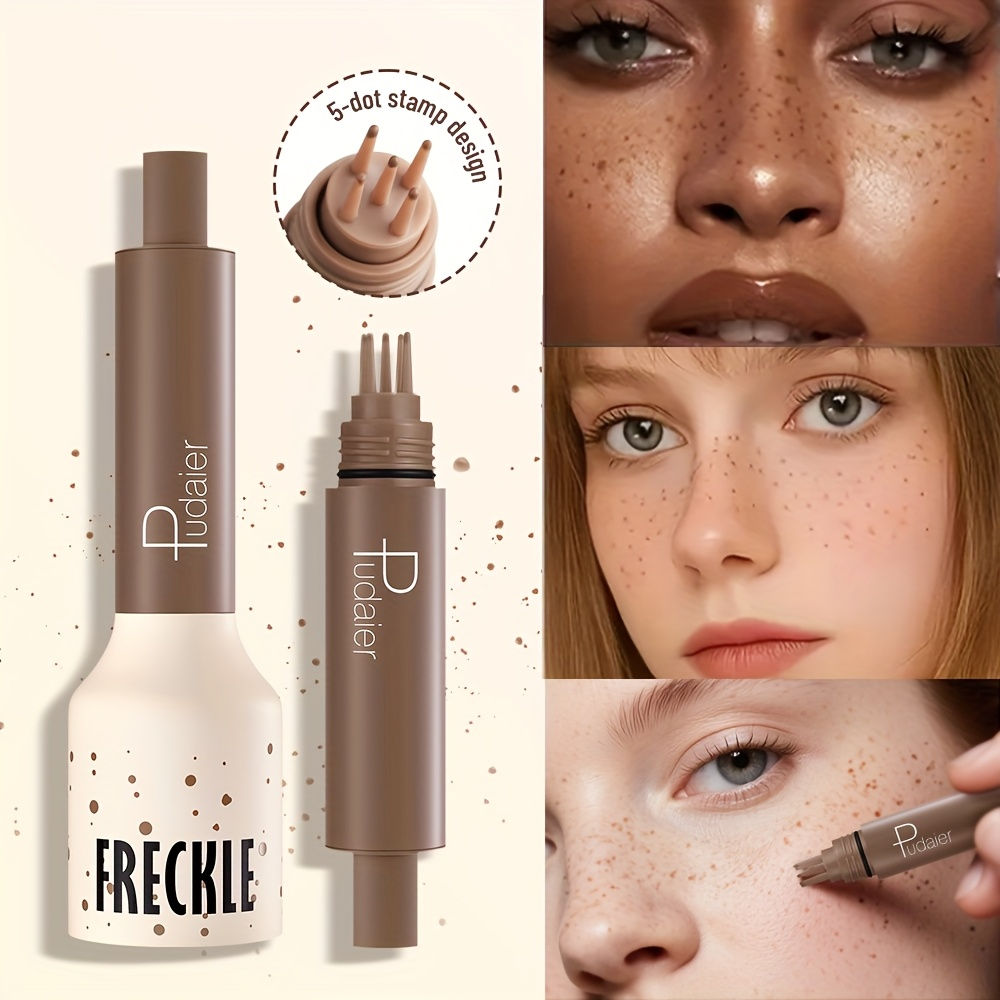Natural Nude Makeup Fake Freckles Pen Waterproof Long Lasting Light Coverage Fre