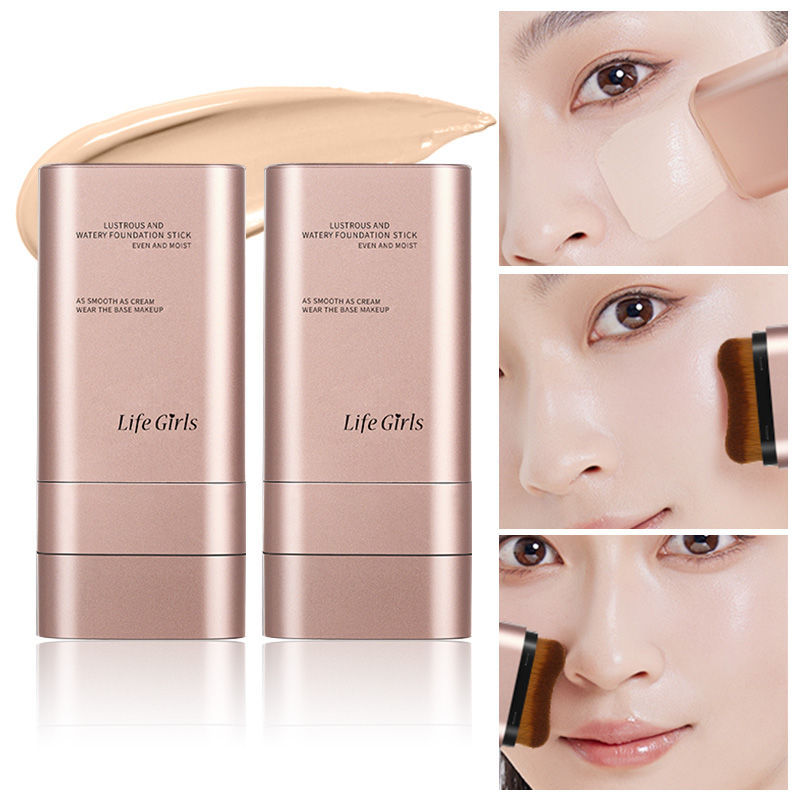 Light and Moist Hydrating Foundation, Natural-Looking, Moisturizing, Shiny, Thin