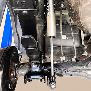 Fox shock absorber & lift kit under vehicle