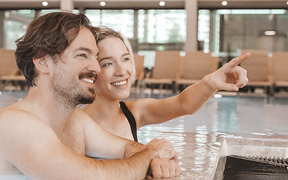 Werbefoto Sprudelhof Therme Bad Nauheim. Coverfoto, Coverbild