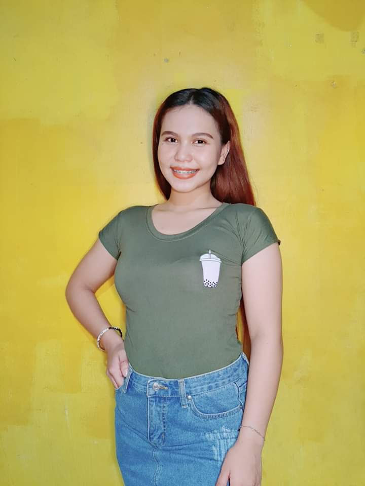 Milk Tea Print Top