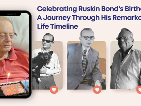 Celebrating Ruskin Bond's 92nd birthday