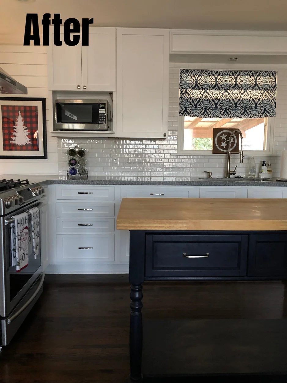 Buy And Renovate Kitchen Cabinet Reface Before After