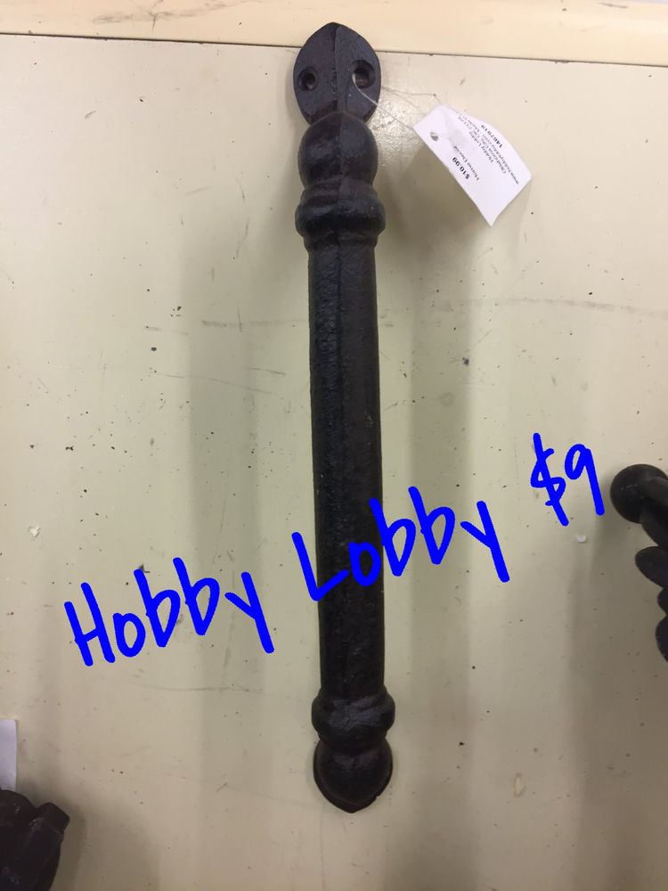 Interior Barn Door Pulls Theirs vs. Hobby Lobby
