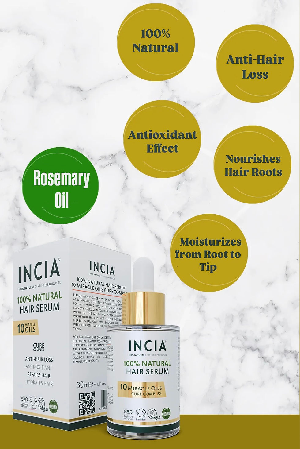 Thumbnail: INCIA Natural Hair Serum