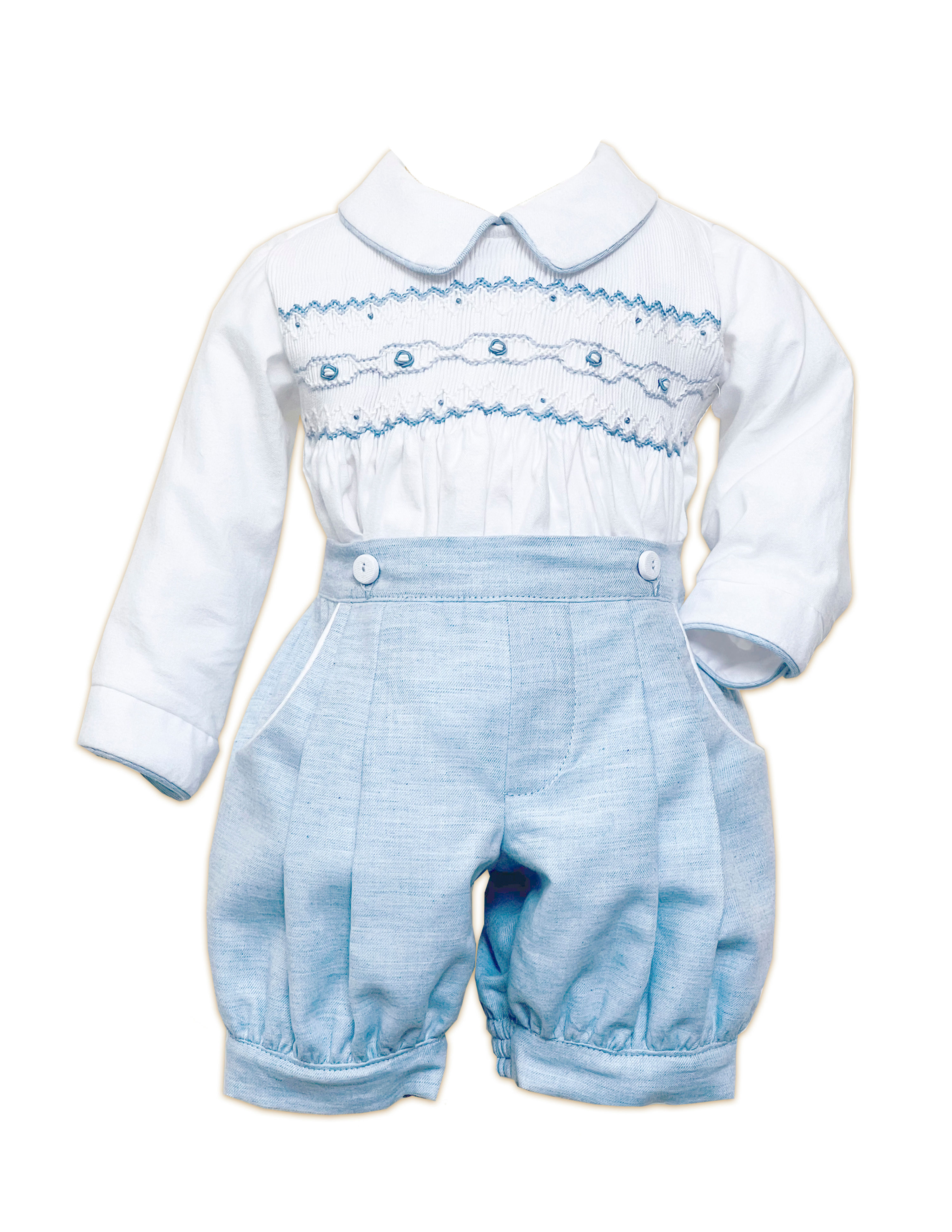 Pretty Originals boys smocked suit