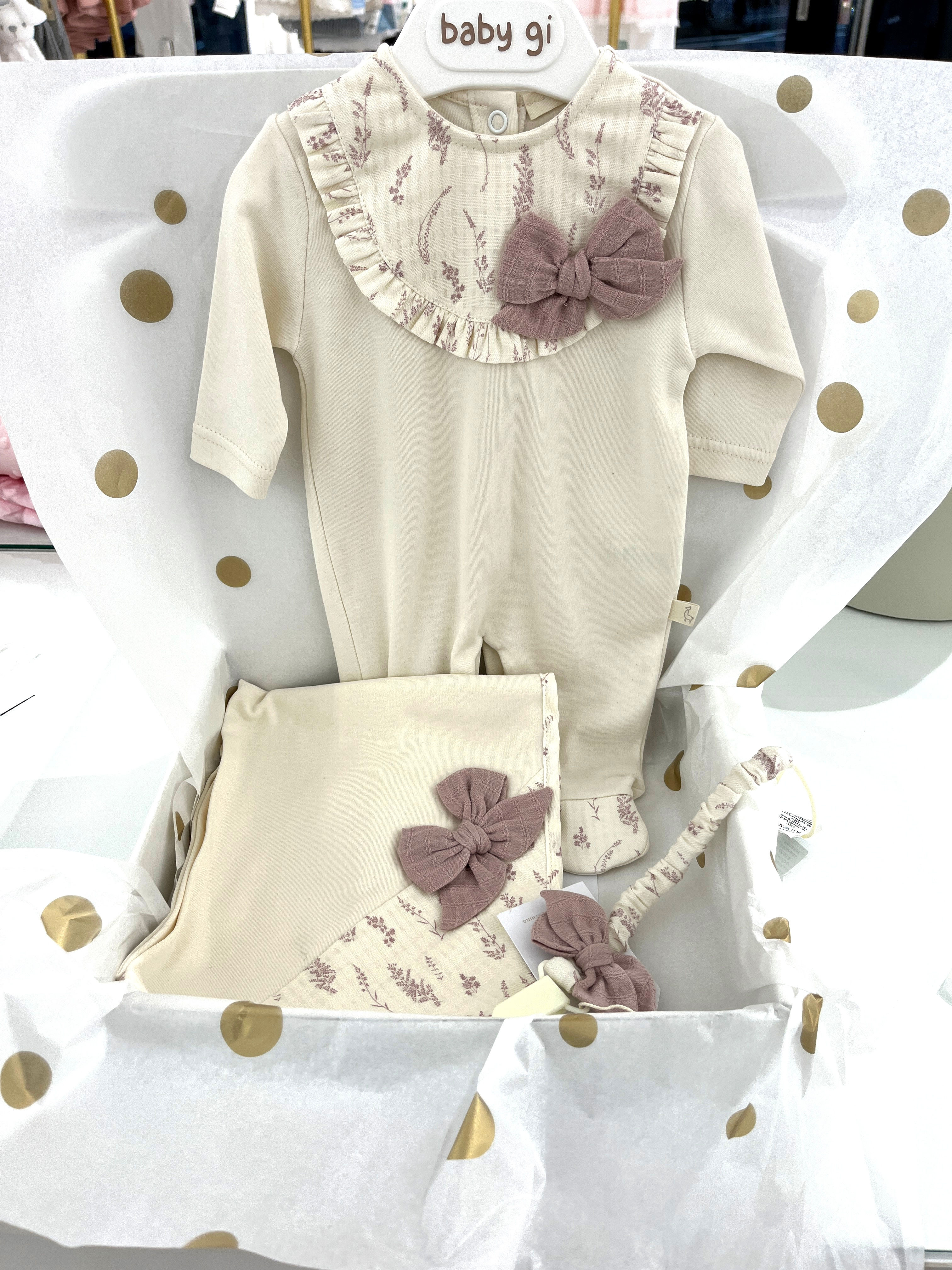 Baby gi floral sleepsuit 