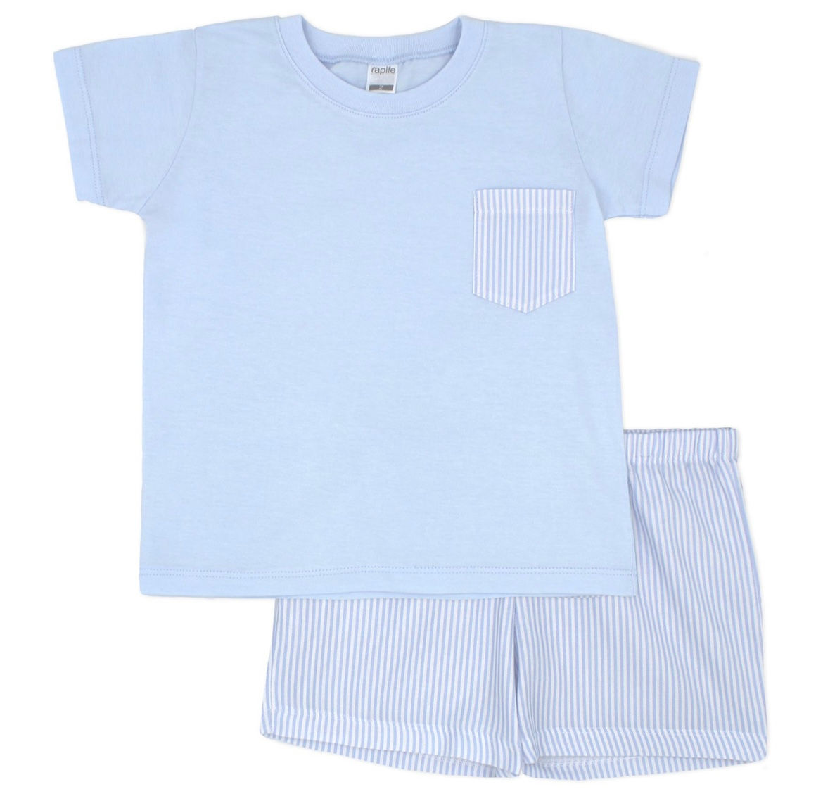 Rapife stripped older boys short set 