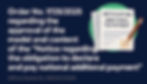 Order No. 1729/2025 text with paperwork illustration, highlighting tax notification approval. Blue background with green circle and pen.