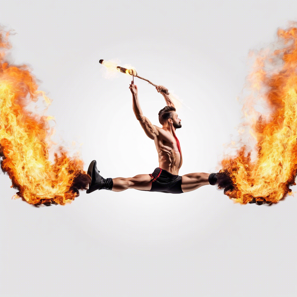 Magische Feuershow