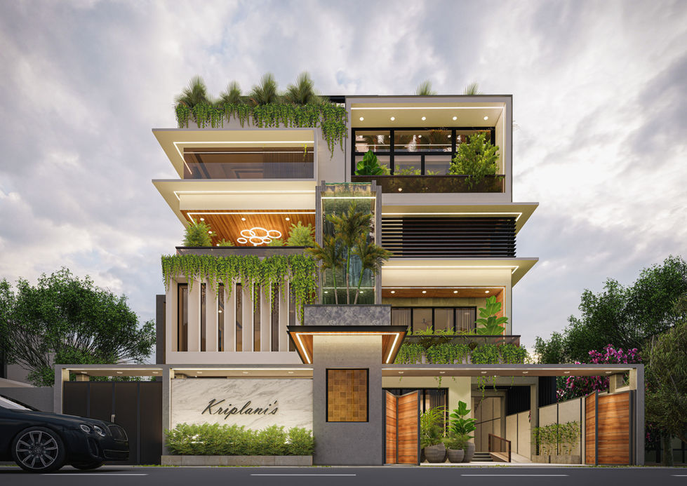 Kriplani's Residence - Front View