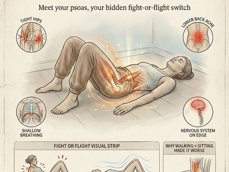The Secret to lasting Stress & Tension Release: The Connection Between Your Jaw, Diaphragm, Psoas & Nervous System