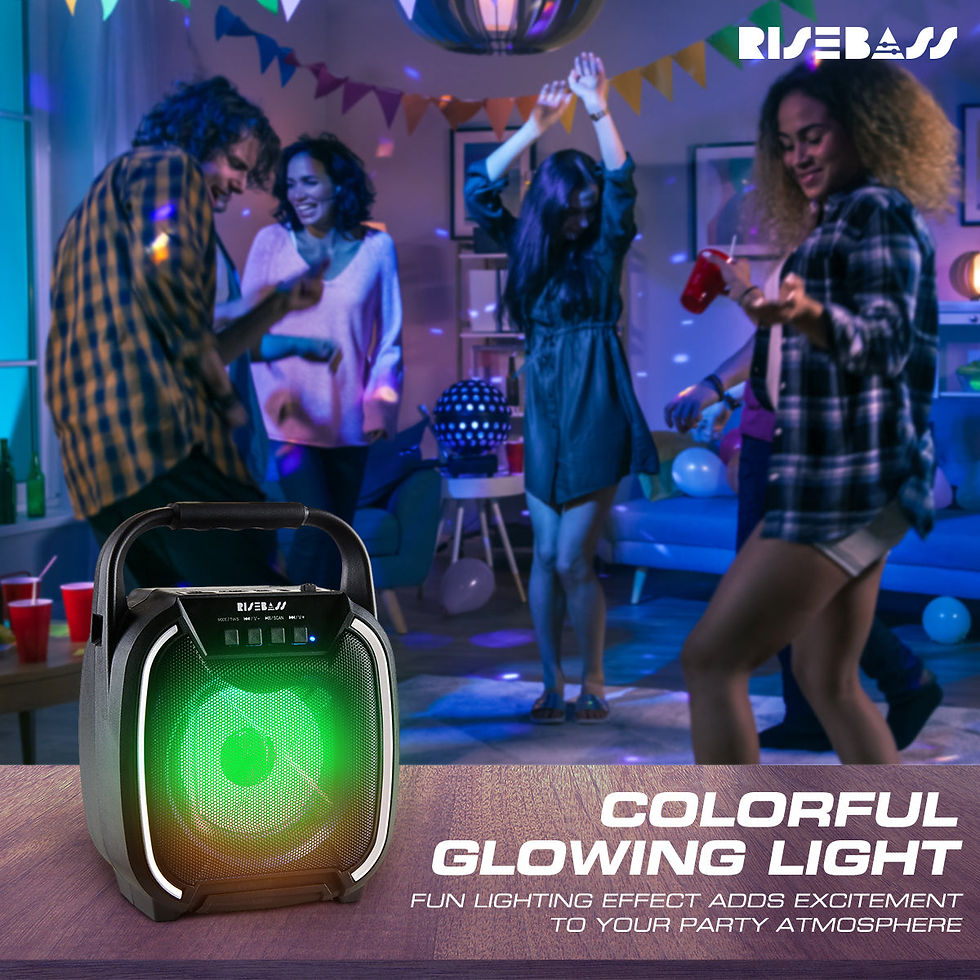 Thumbnail: 8" 600 watt Speaker - Portable Wireless Bluetooth Speaker with TWS Function