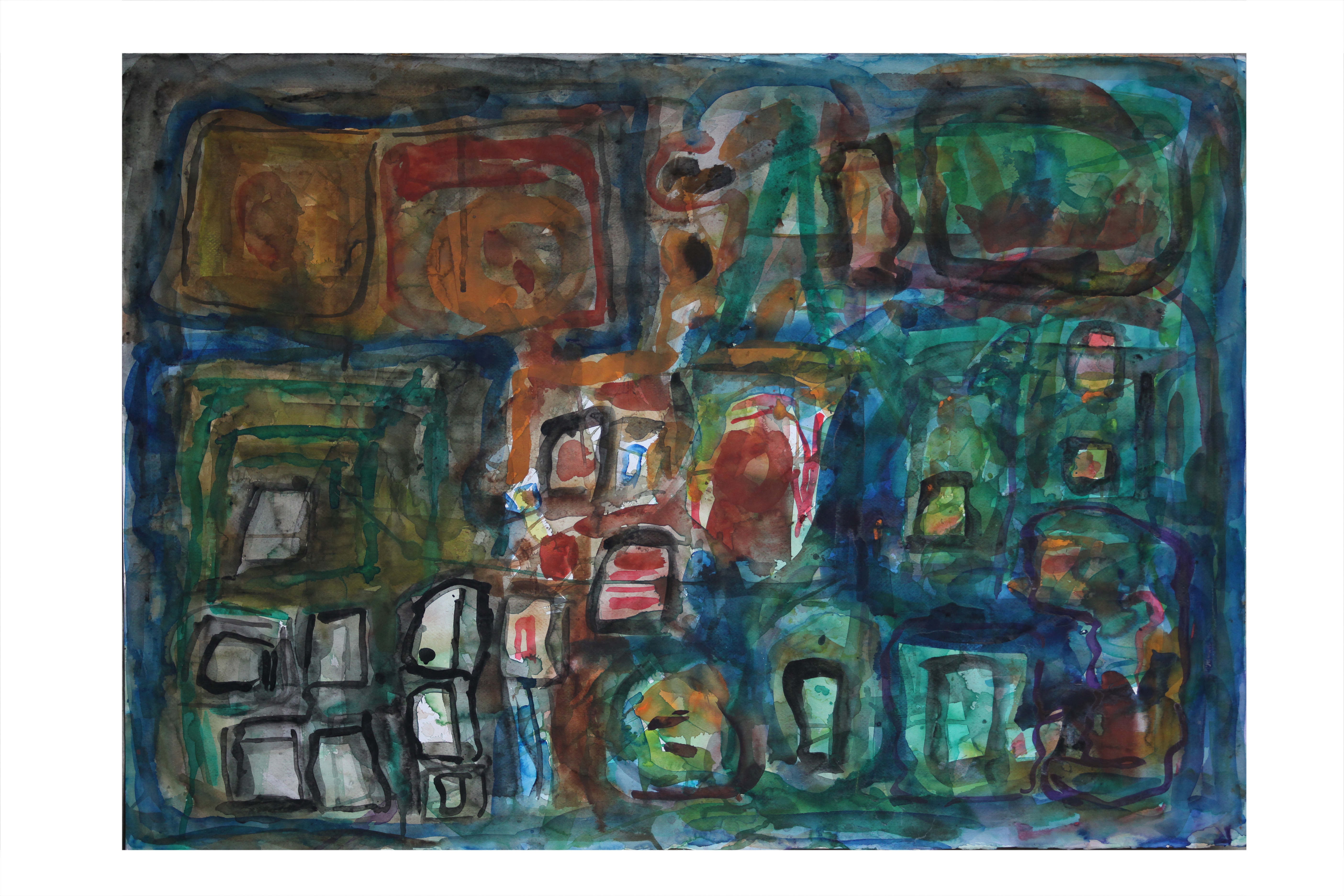 Watercolour on Paper. Slpash3