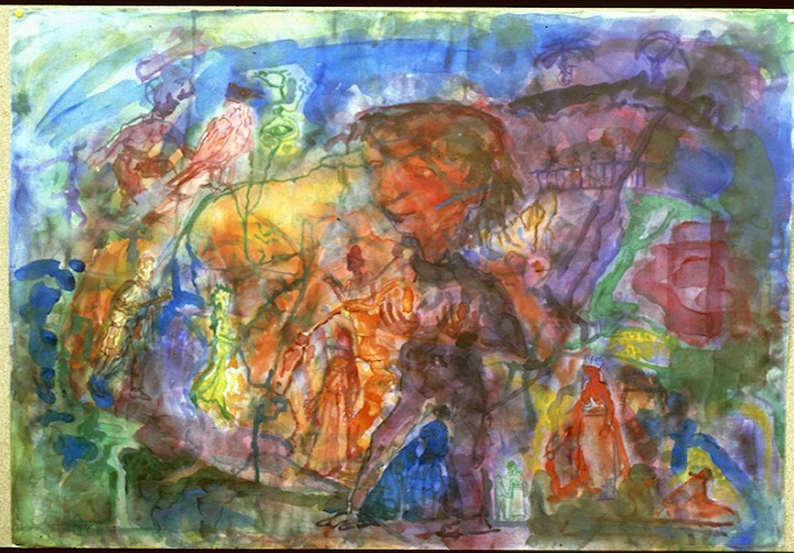 Watercolour on Paper. Well Little Man.