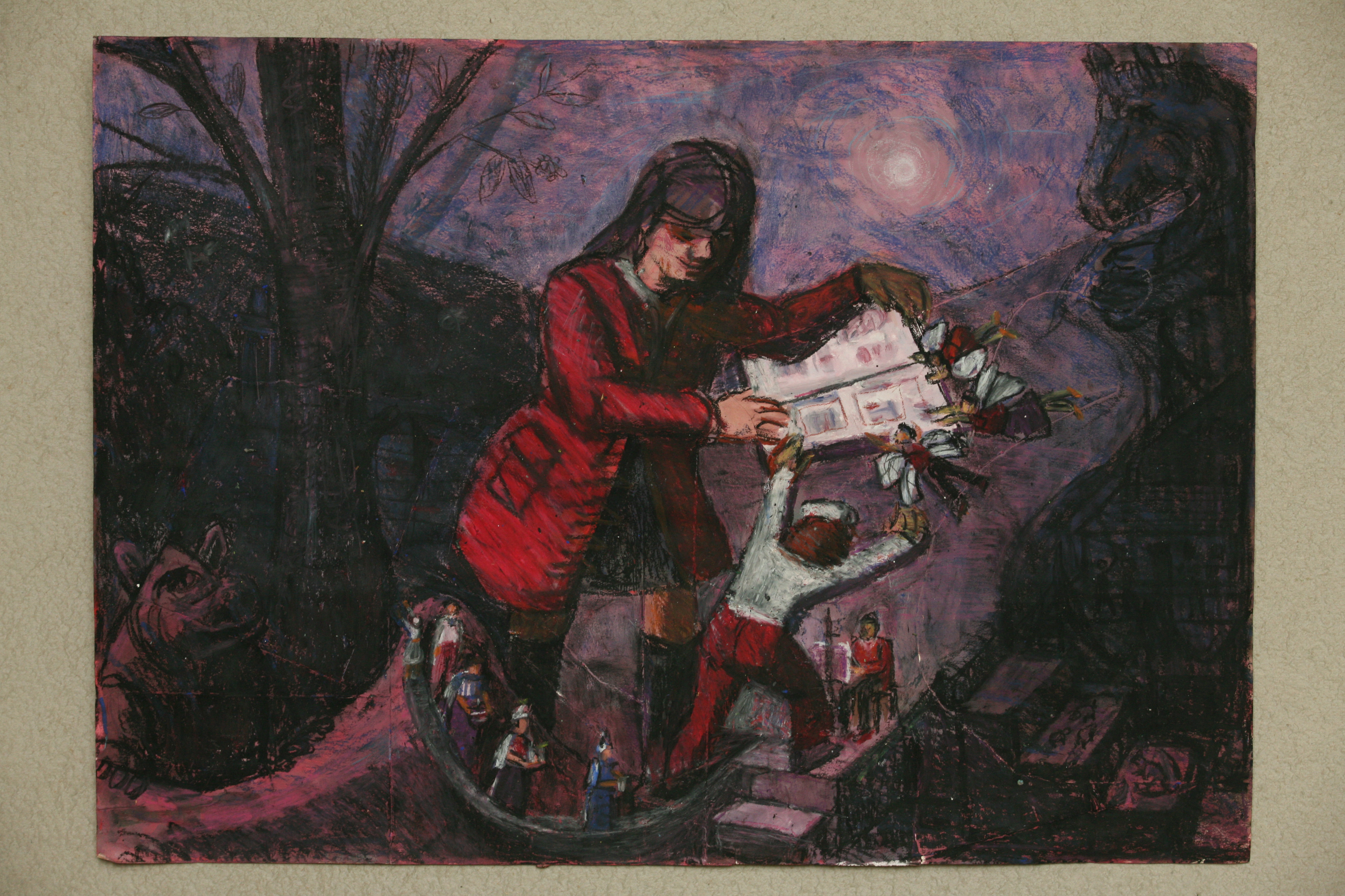 She wrote by the light of the Moon