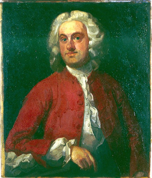 Copy of Hogarth's portrait of a Gentleman