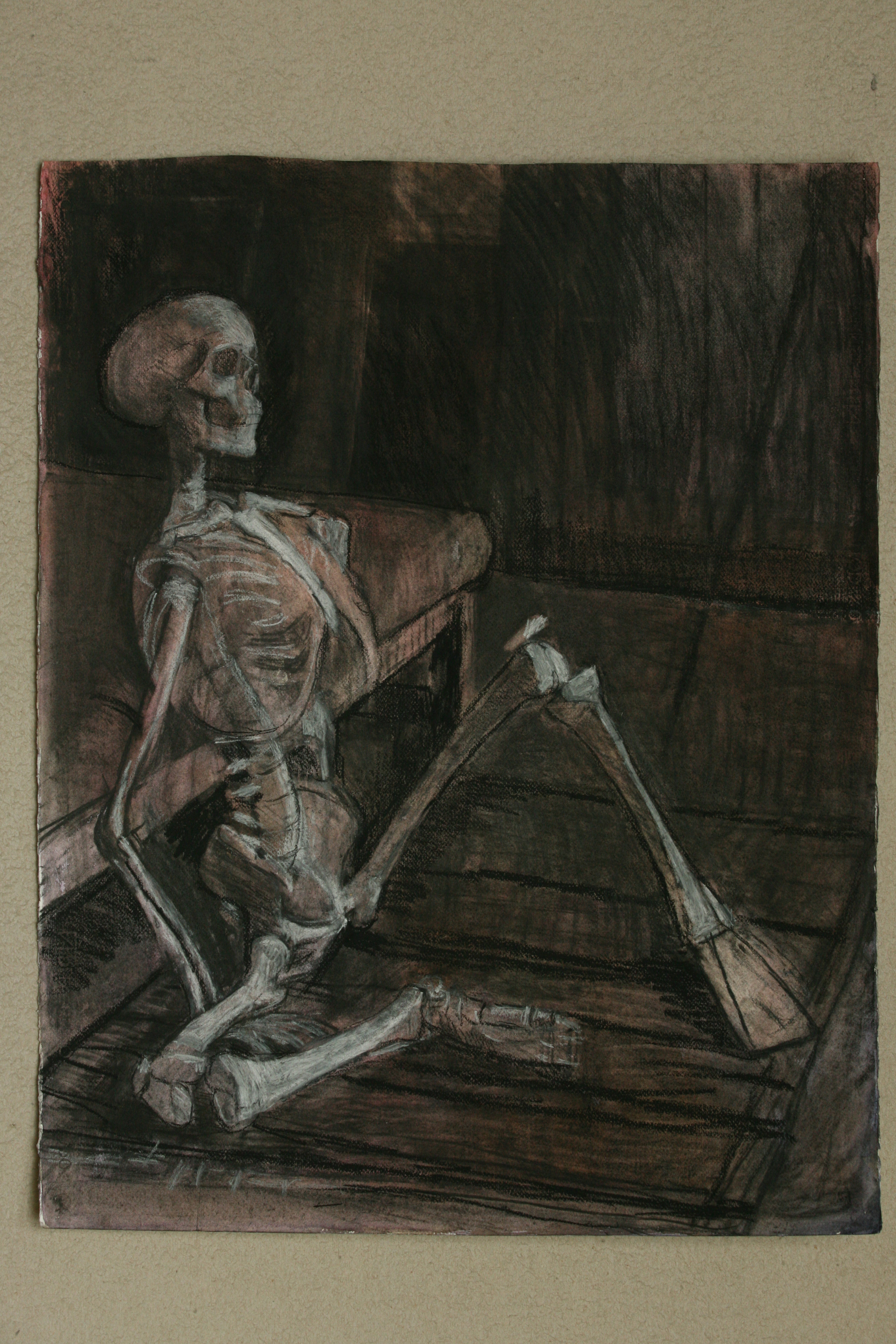 Seated skeleton 3
