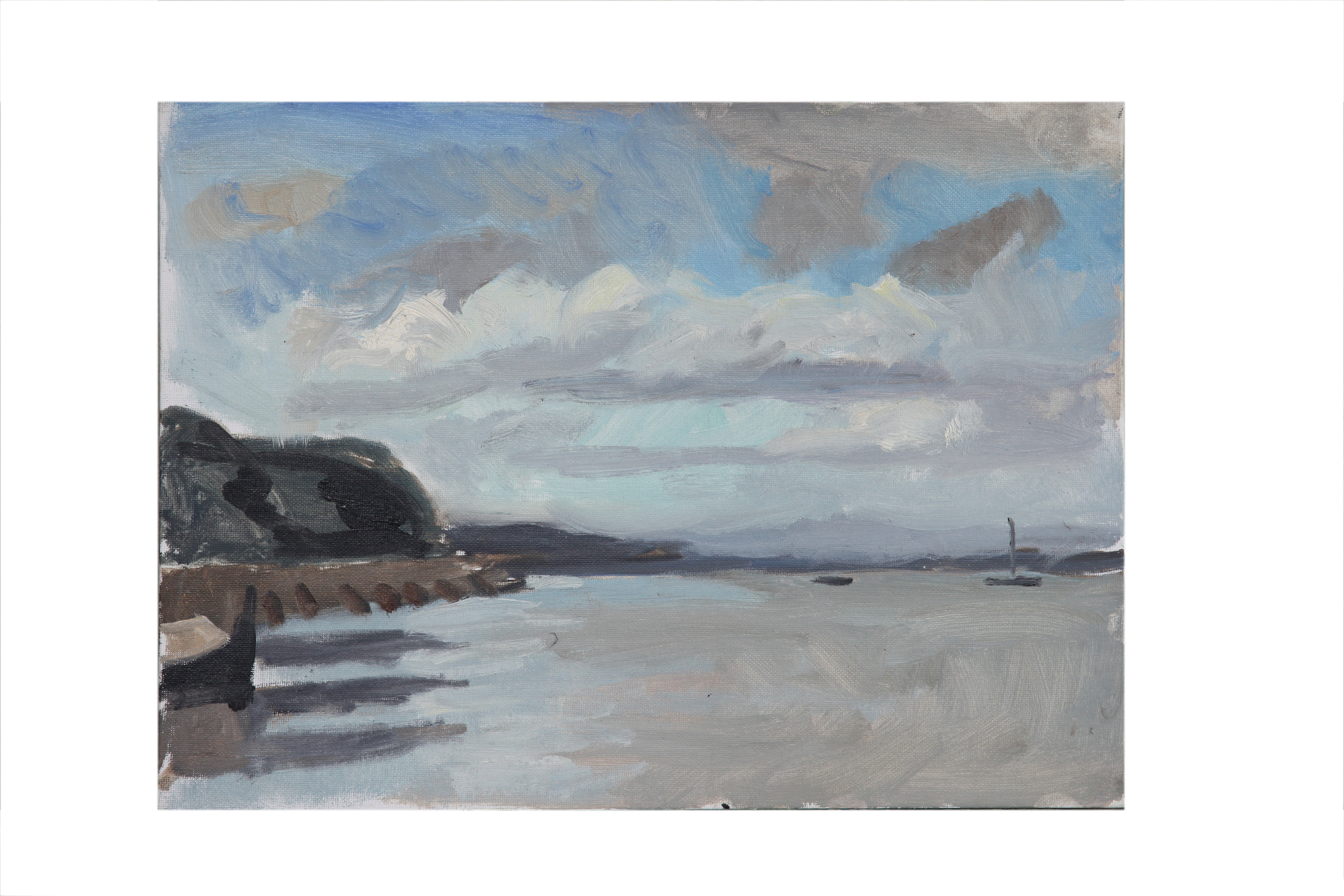 River Exe at Starcross,Afternoon summer_