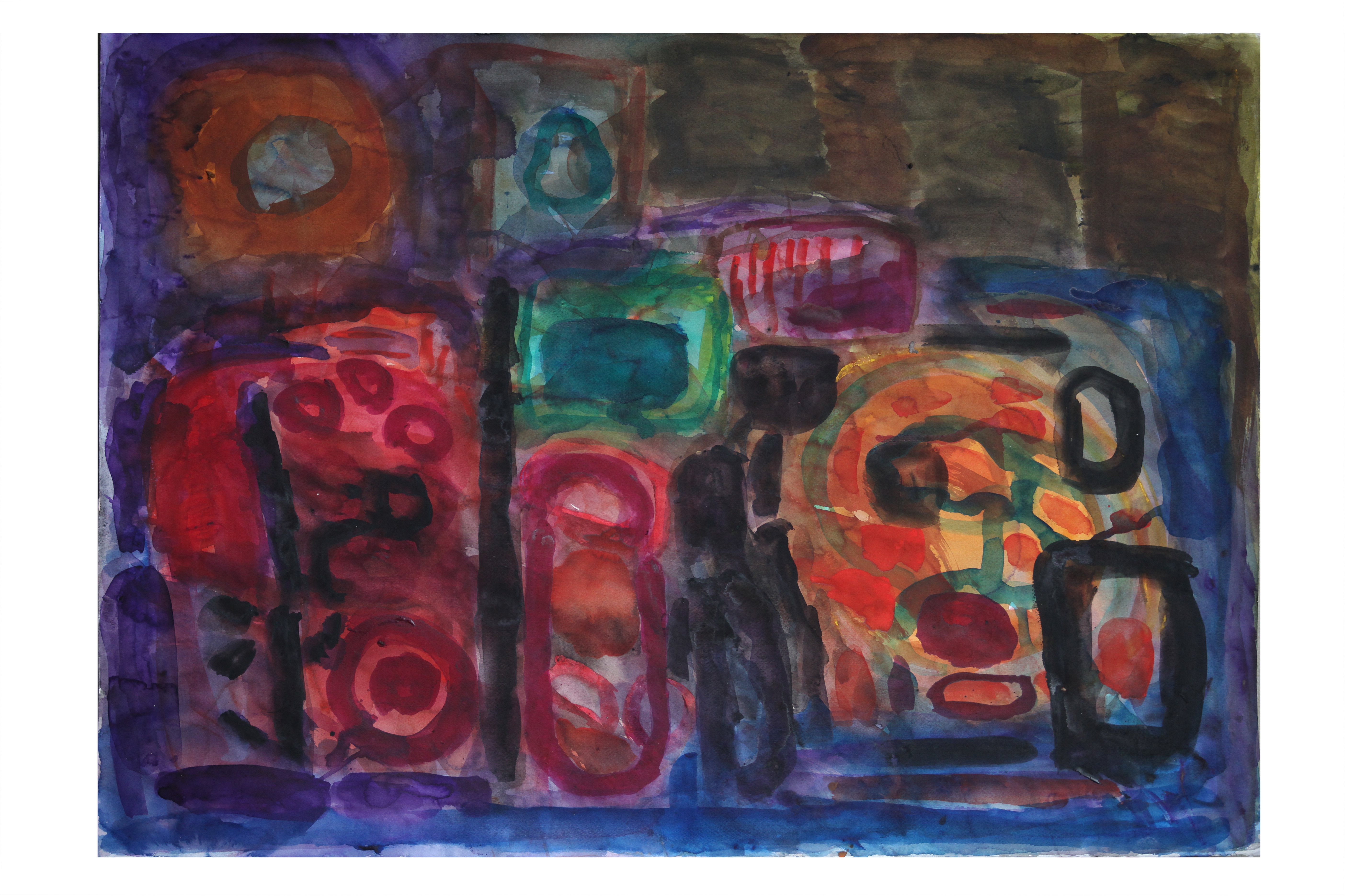Watercolour on Paper.Splash7